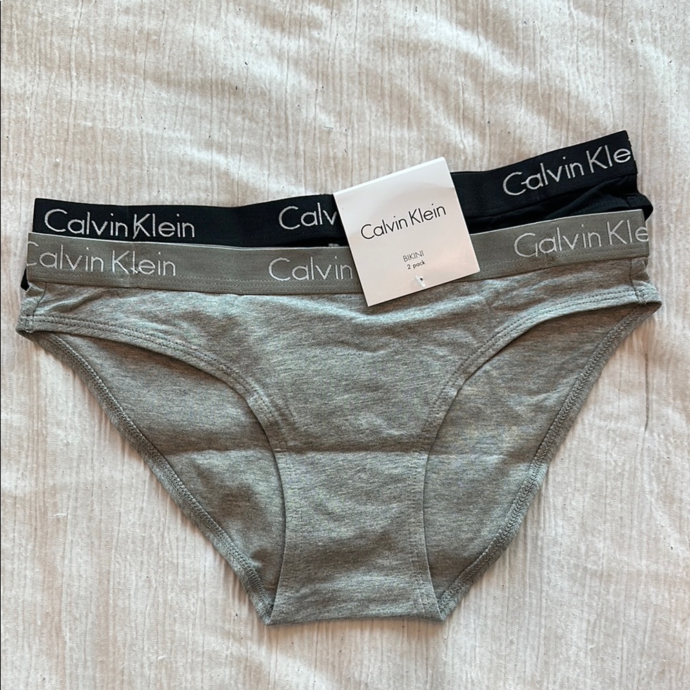 Calvin Klein Kids' Black and Gray Underwear Set